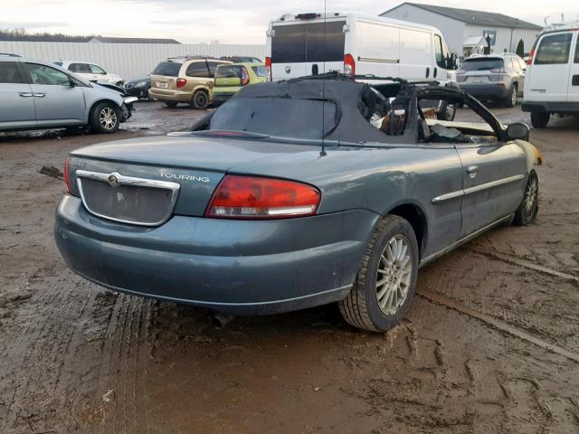 1C3EL55R46N285271 - 2006 CHRYSLER SEBRING TO BLUE photo 4