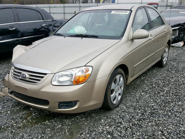 KNAFE121275480530 - 2007 KIA SPECTRA EX GOLD photo 2