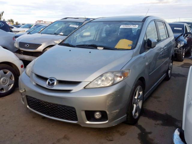 JM1CR29L160117414 - 2006 MAZDA 5 SILVER photo 2