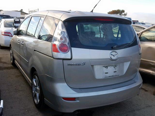 JM1CR29L160117414 - 2006 MAZDA 5 SILVER photo 3