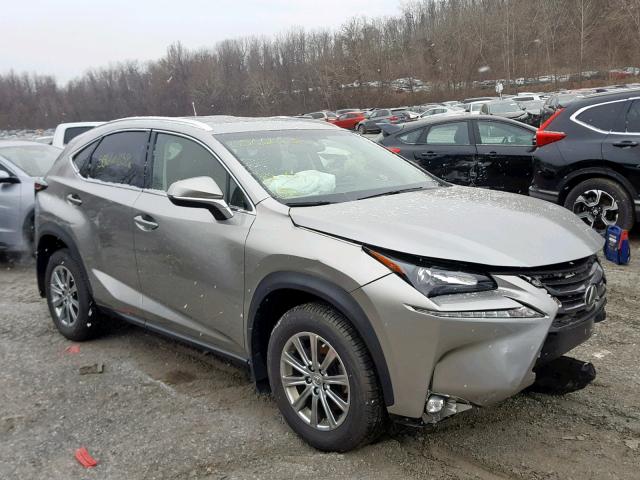 JTJBARBZ2H2121647 - 2017 LEXUS NX 200T SILVER photo 1