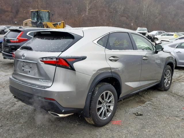 JTJBARBZ2H2121647 - 2017 LEXUS NX 200T SILVER photo 4