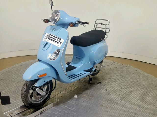 ZAPC386B995010598 - 2009 VESPA LX 50 BLUE photo 4