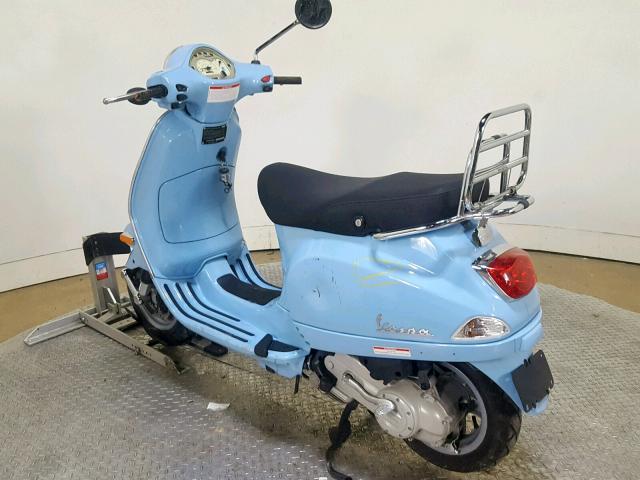 ZAPC386B995010598 - 2009 VESPA LX 50 BLUE photo 6