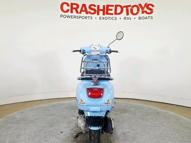 ZAPC386B995010598 - 2009 VESPA LX 50 BLUE photo 7