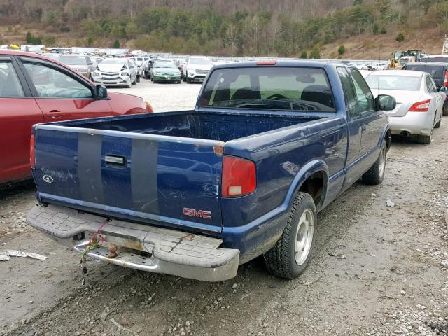 1GTCS1948X8502947 - 1999 GMC SONOMA BLUE photo 4