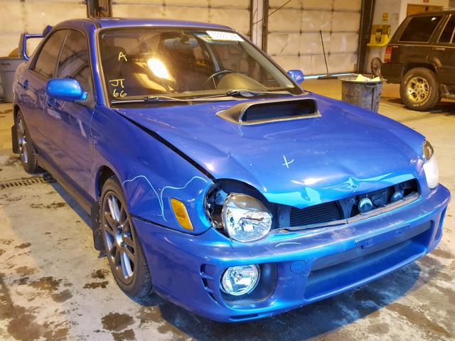 JF1GD29622H522676 - 2002 SUBARU IMPREZA WR BLUE photo 1