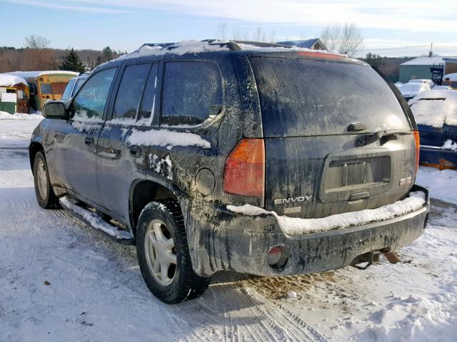 1GKDT13S672145722 - 2007 GMC ENVOY BLACK photo 3