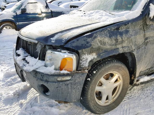 1GKDT13S672145722 - 2007 GMC ENVOY BLACK photo 9