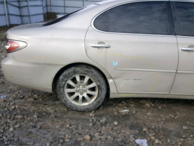 JTHBF30G120049036 - 2002 LEXUS ES 300 BEIGE photo 9