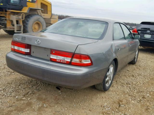 JT8BF28G7Y0243142 - 2000 LEXUS ES 300 GRAY photo 4