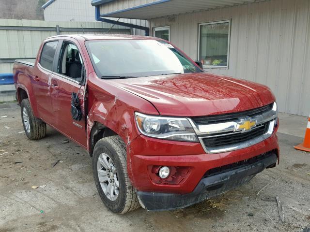 1GCGTCENXJ1145330 - 2018 CHEVROLET COLORADO L BURGUNDY photo 1