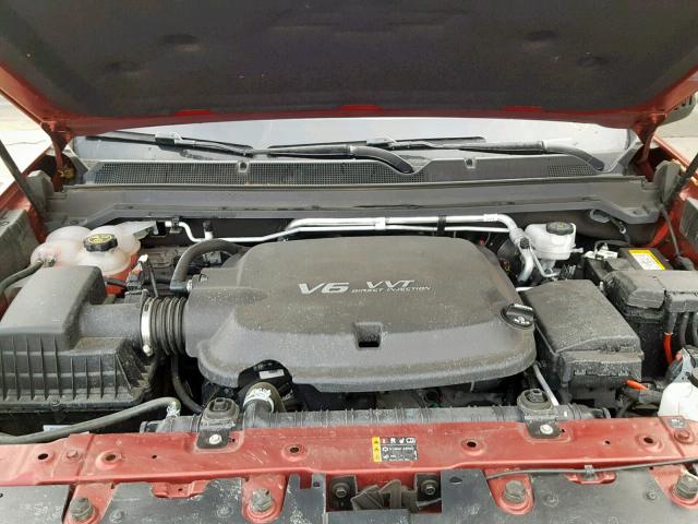 1GCGTCENXJ1145330 - 2018 CHEVROLET COLORADO L BURGUNDY photo 7