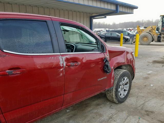 1GCGTCENXJ1145330 - 2018 CHEVROLET COLORADO L BURGUNDY photo 9