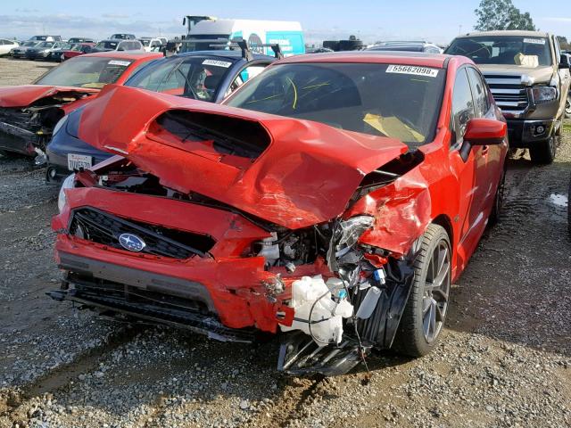 JF1VA1F63K8806087 - 2019 SUBARU WRX PREMIU RED photo 2