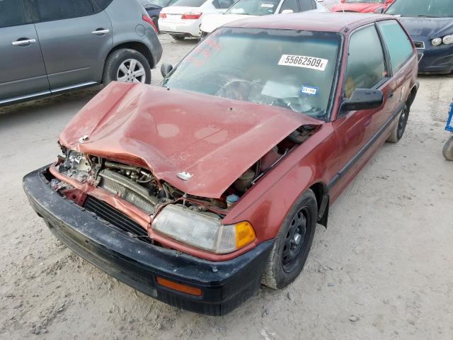 2HGED6458KH506632 - 1989 HONDA CIVIC DX  photo 2