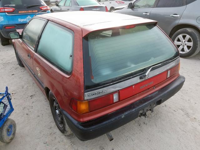 2HGED6458KH506632 - 1989 HONDA CIVIC DX  photo 3