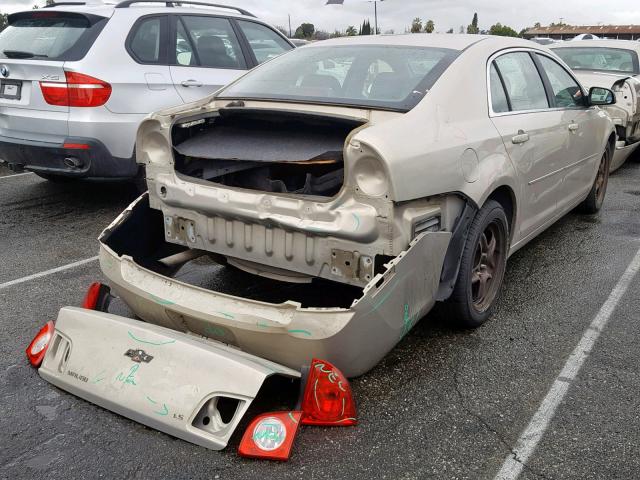 1G1ZG57B39F111362 - 2009 CHEVROLET MALIBU LS თაფლისფერი ფოტო 4