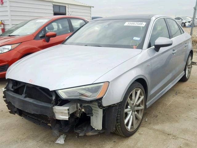 WAUHJGFF5F1055306 - 2015 AUDI A3 PRESTIG SILVER photo 2