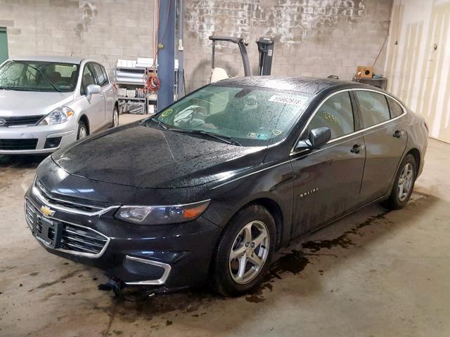 1G1ZB5ST8HF194901 - 2017 CHEVROLET MALIBU LS 黑色 照片 2