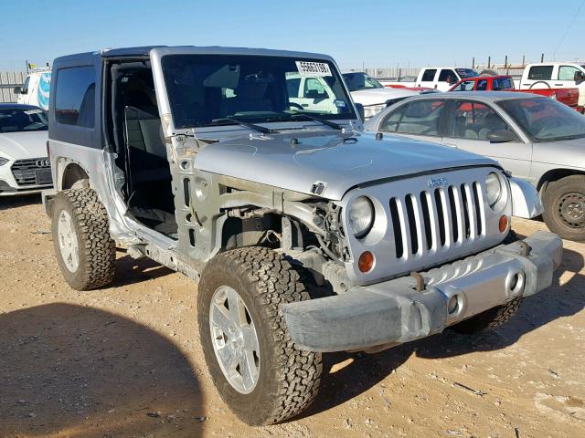 1J4FA54199L753796 - 2009 JEEP WRANGLER S SILVER photo 1