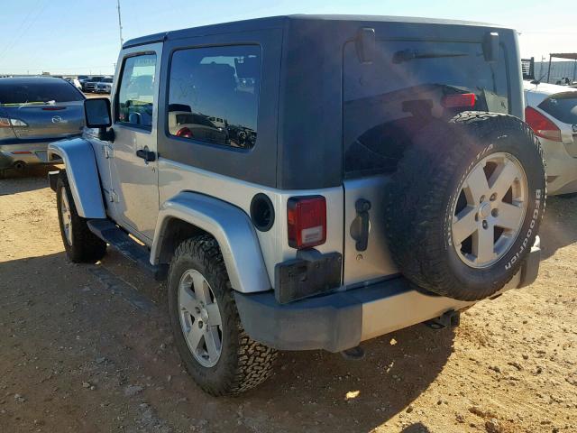 1J4FA54199L753796 - 2009 JEEP WRANGLER S SILVER photo 3