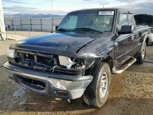 4F4ZR47E18PM04070 - 2008 MAZDA B4000 CAB BLACK photo 2