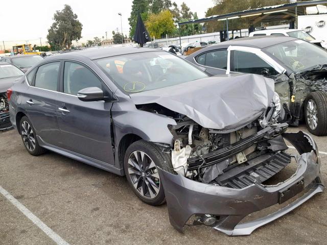 3N1AB7AP5GY299541 - 2016 NISSAN SENTRA S GRAY photo 1