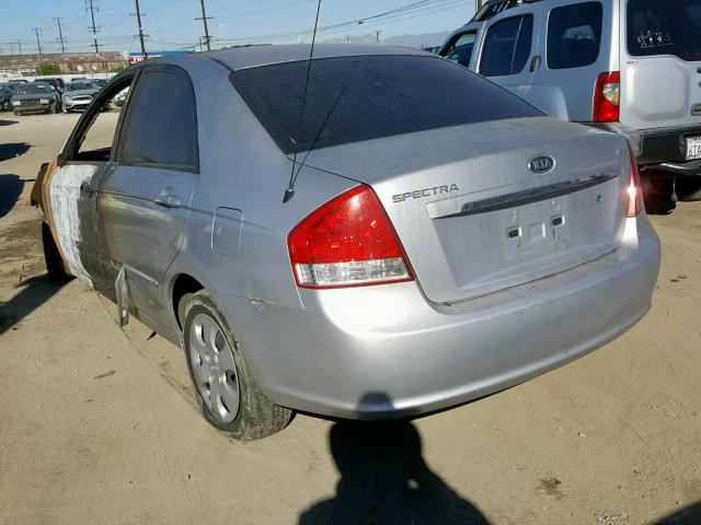 KNAFE122975441149 - 2007 KIA SPECTRA EX SILVER photo 3