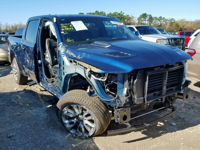 1C6RREJT7KN628847 - 2019 RAM 1500 LARAM BLUE photo 1