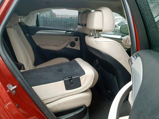 5UXFG4C59AL225732 - 2010 BMW X6 XDRIVE3 Rot Foto 5