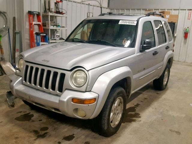 1J4GL58K22W199829 - 2002 JEEP LIBERTY LI SILVER photo 2