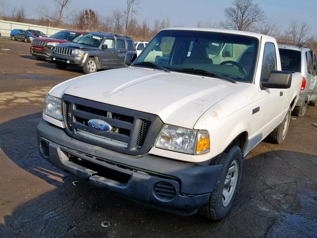 1FTYR10D29PA34494 - 2009 FORD RANGER WHITE photo 2