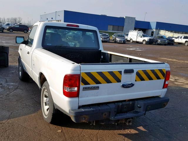 1FTYR10D29PA34494 - 2009 FORD RANGER WHITE photo 3