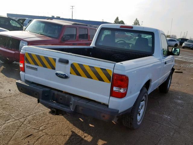 1FTYR10D29PA34494 - 2009 FORD RANGER WHITE photo 4