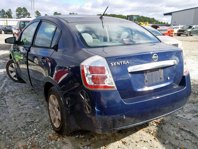 3N1AB6APXAL641953 - 2010 NISSAN SENTRA 2.0 BLUE photo 3