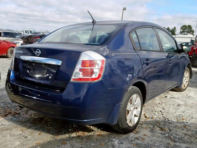 3N1AB6APXAL641953 - 2010 NISSAN SENTRA 2.0 BLUE photo 4