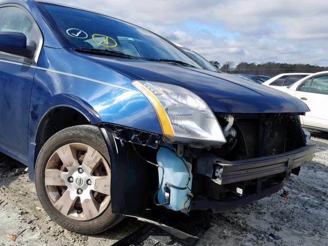 3N1AB6APXAL641953 - 2010 NISSAN SENTRA 2.0 BLUE photo 9