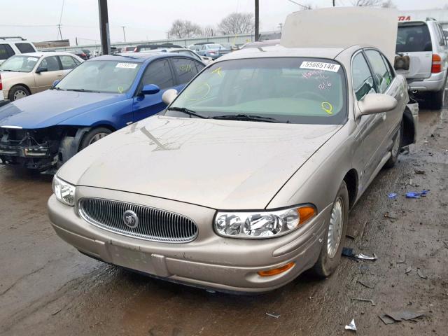 1G4HP54K8Y4283108 - 2000 BUICK LESABRE CU GOLD photo 2