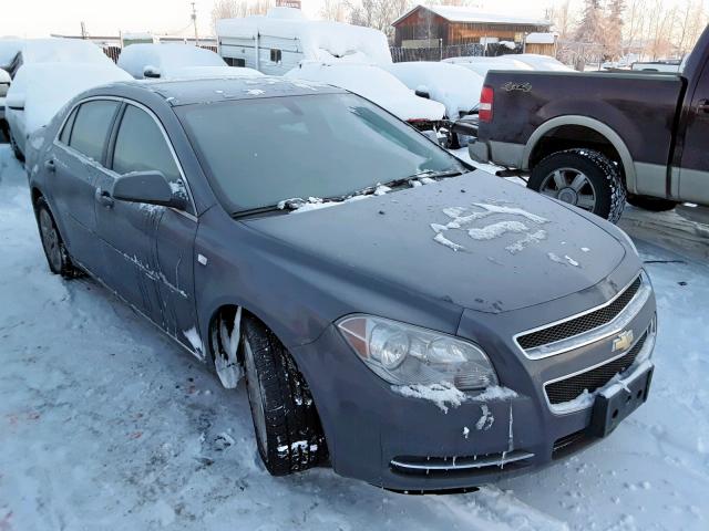 1G1ZH57B48F239606 - 2008 CHEVROLET MALIBU 1LT GRAY photo 1