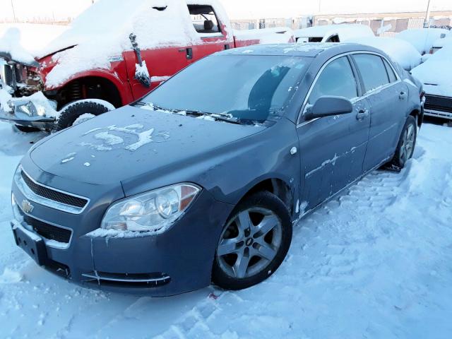 1G1ZH57B48F239606 - 2008 CHEVROLET MALIBU 1LT GRAY photo 2