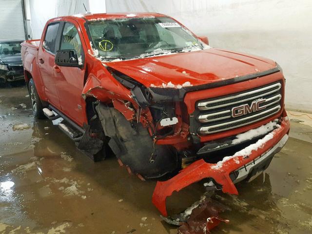 1GTG6BE36F1134980 - 2015 GMC CANYON SLE RED photo 1