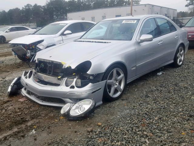 WDBUF56X59B385914 - 2009 MERCEDES-BENZ E 350 SILVER photo 2