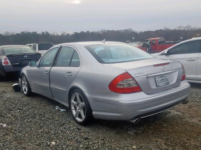 WDBUF56X59B385914 - 2009 MERCEDES-BENZ E 350 SILVER photo 3