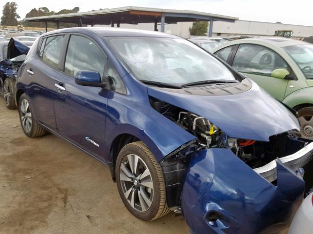 1N4BZ0CP8GC303694 - 2016 NISSAN LEAF SV BLUE photo 1