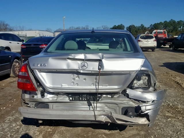 WDBUF65J53A205086 - 2003 MERCEDES-BENZ E 320 SILVER photo 9