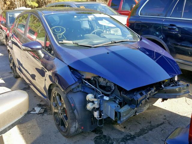 3FADP4GX3GM142301 - 2016 FORD FIESTA ST BLUE photo 1