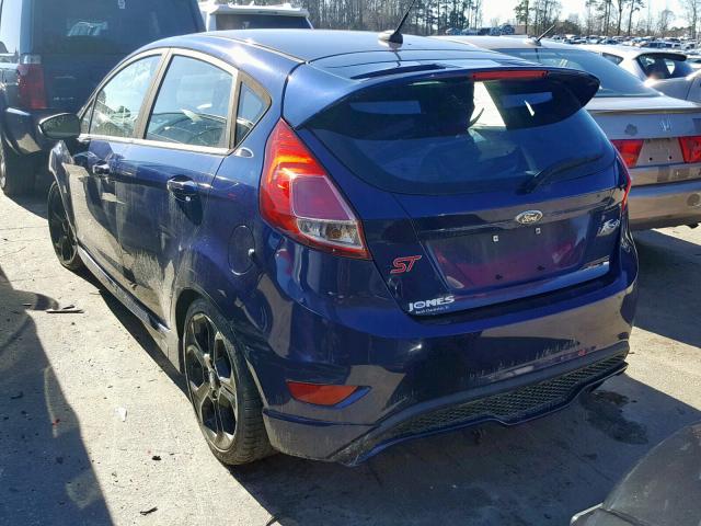 3FADP4GX3GM142301 - 2016 FORD FIESTA ST BLUE photo 3