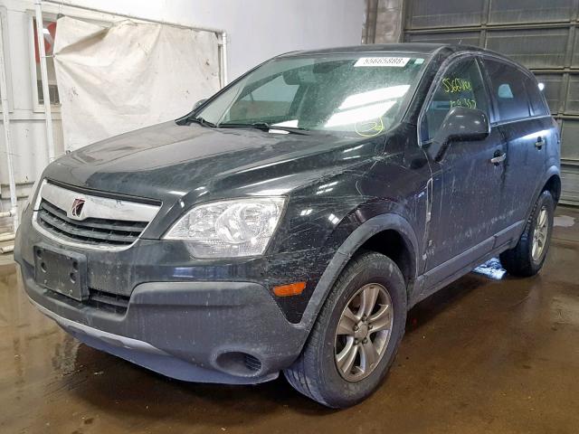 3GSCL33P48S720795 - 2008 SATURN VUE XE BLACK photo 2