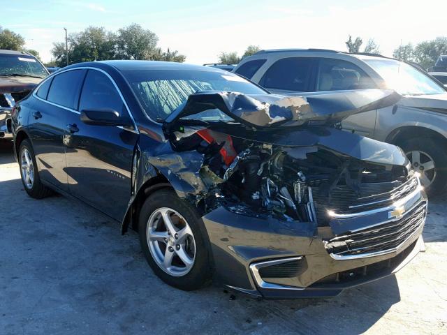 1G1ZB5ST2HF117828 - 2017 CHEVROLET MALIBU LS GRAY photo 1